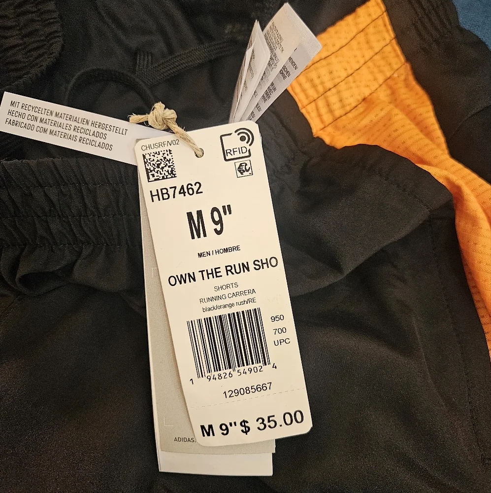 adidas nwt orange